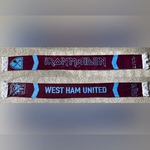 Iron Maiden West Ham United Soccer Scarf